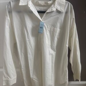 LOFT Button Up Tshirt- New With Tag